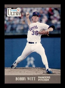 1991 Fleer Ultra #357 BOBBY WITT Texas Rangers - Picture 1 of 2