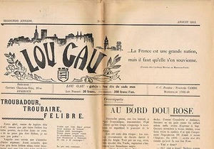 Lou GAU Guihaume LAFORÊT Carle GALTIER Lou MASADIÉ Louis RENARD VIDAL 1952 Nr. 20 - Bild 1 von 9