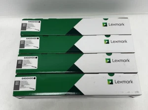 Lexmark 64G0H00 (Black) High Yield Toner Cartridge - Lot of (4) - Picture 1 of 2