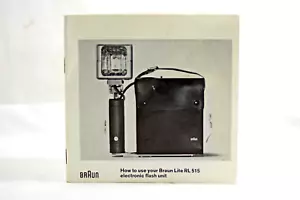 BRAUN LITE RL 516 ELEKTRONISCHER KAMERABLITZ BEDIENUNGSANLEITUNG - Bild 1 von 3