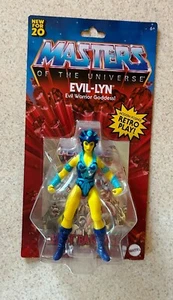 Figura de acción MASTERS OF UNIVERSE MOTU Evil Lyn (2020 Mattel) -- En tarjeta - Imagen 1 de 2