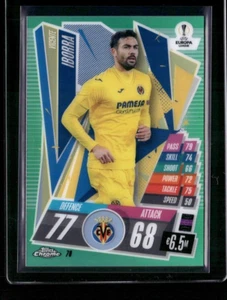 2020-21 Topps Chrome Match Attax #70 Vicente Iborra /99 Green Refractor  - Picture 1 of 2