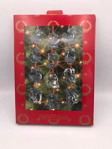 Hogar para las Fiestas Adornos Doce Días de Navidad Peltre Metal Decoración De Colección - Imagen 1 de 11