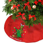 The Grinch & Max Dr. Seuss Embroidered Applique 48" Christmas Tree Skirt