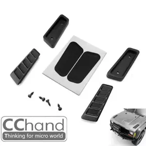 CChand Plastic Hood Vents for DIY 1/10 Scale RC Crawler Car SCX10 II 90046/7 XJ - Picture 1 of 4