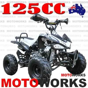 125cc SPORTS Semi Auto ATV QUAD Dirt Bike Gokart 4 Wheeler Buggy kids BLACK - Picture 1 of 10