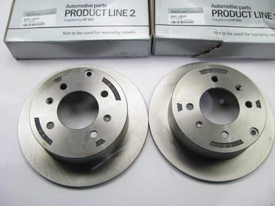 (2) NEW GENUINE Rear Brake Rotors OEM For 1999-2005 Hyundai Sonata 5841138310 - Image 1 of 3