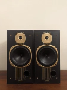 Tannoy Mercury Vintage HIFI Speakers Black / Gold - Picture 1 of 4