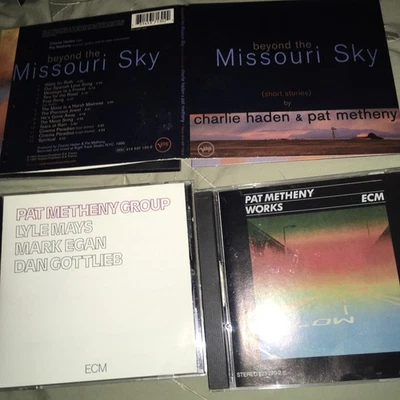 PAT METHENY GROUP CD LOT+Works 1994 Early Silver Center+beyond The Missouri Sky - Image 1 of 4