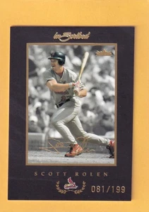 2004 Fleer InScribe Gold #66 Scott Rolen St. Louis Cardinals NM-MT+ 81/199 - Bild 1 von 2