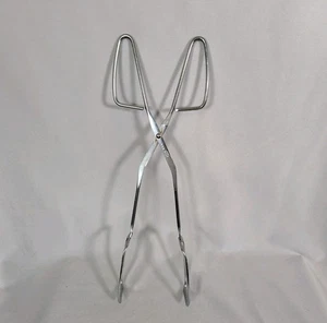 Pinze grandi vintage EKCO USA in acciaio inox; 15" - Foto 1 di 6