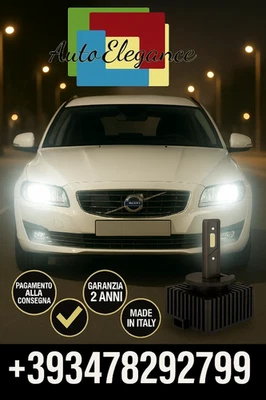 ⭐KIT LED D1S 6000K BIANCO CANBUS – Anabbaglianti per Volvo V70 III⭐ - Imagen 1 de 4