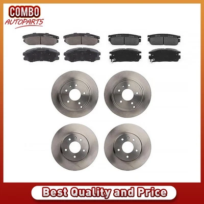 Rotores de freno delanteros y traseros pastillas de freno de cerámica para Chevrolet Equinox 2007-2009 Foto 1 de 4