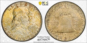 1949-D 50c Franklin Half Dollar PCGS MS66 FBL - Picture 1 of 5