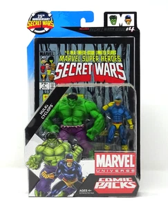 Hulk e Ciclope Marvel Universe 3,75" Figure Confezione da 2 fumetti - Foto 1 di 3