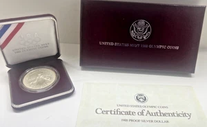 Dollaro argento S 1988 "Olimpiadi di Seoul" - Foto 1 di 3