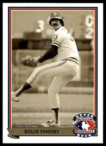 1992 Upper Deck #H7 Rollie Fingers Heroes of Baseball - Picture 1 of 2