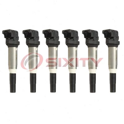 6 件日立点火线圈适用于 2014 - 2018 宝马 640i xDrive 3.0L L6 火花塞 pm — 第 1/4 张图片