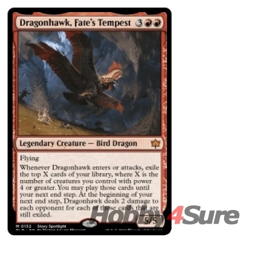 Dragonhawk, Fate's Tempest M/NM Magic: The Gathering MTG Bloomburrow - Image 1 of 1