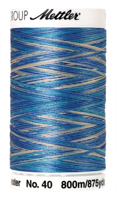 Faded Denim 9605 | Poly Sheen Multi - #4880 (800M / 875Y Spool) | Mettler - Image 1 of 4