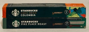 Starbucks by Nespresso Original Line PIKE PLACE, COLOMBIA Intensity 7 NEU - Bild 1 von 3