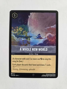 A Whole New World COLD FOIL 195/204 - The First Chapter Lorcana - Picture 1 of 1