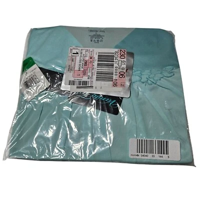 Camisón vintage Vanity Fair para mujer talla L nailon azul niebla vestido sin mangas Foto 1 de 4