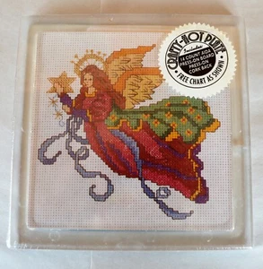 MCG Textiles brand 14-Count Elegant Angel Crafty Hot Plate to Cross Stitch New - Picture 1 of 7