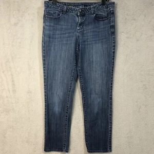 Lauren Conrad Jeans Womens Size 10 Blue Dark Wash Denim - Picture 1 of 6