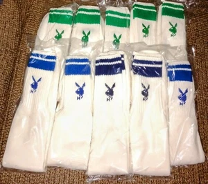 10 Pairs Of New & Unopened Bunny Logo Playboy Knee High Socks - Picture 1 of 1
