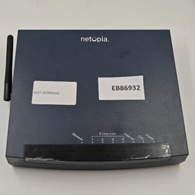Netopia 3347 ADSL2/2+ Router - Not Working, Signs of Use Foto 1 de 4