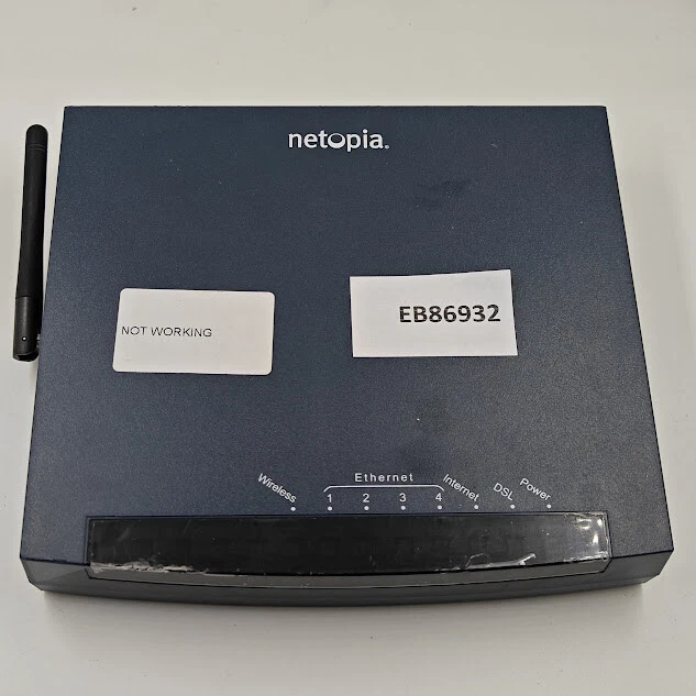 Router Netopia 3347 ADSL2/2+ - No funciona, signos de uso Foto 1 de 4