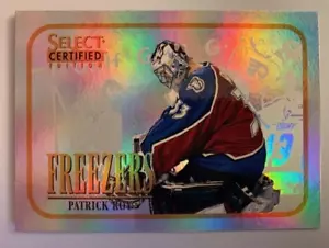 Patrick Roy - Colorado Avalanche - 1996-97 ausgewählte zertifizierte Gefrierschränke Einsatz #2 - Bild 1 von 3