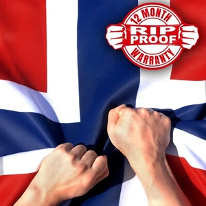 Anley reißfeste doppelseitige 3-lagige norwegische Flagge 3x5 Fuß norwegische Nordmann-Flaggen - Bild 1 von 7