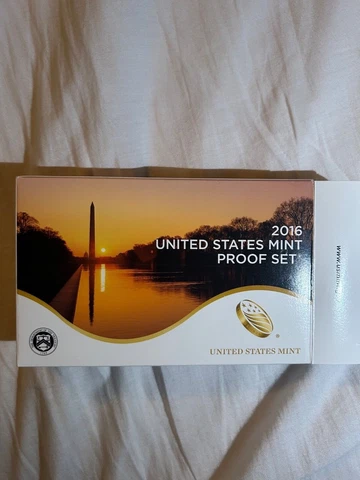 2016 US Mint Proof Set Box w/ COA 13 Coins Cover