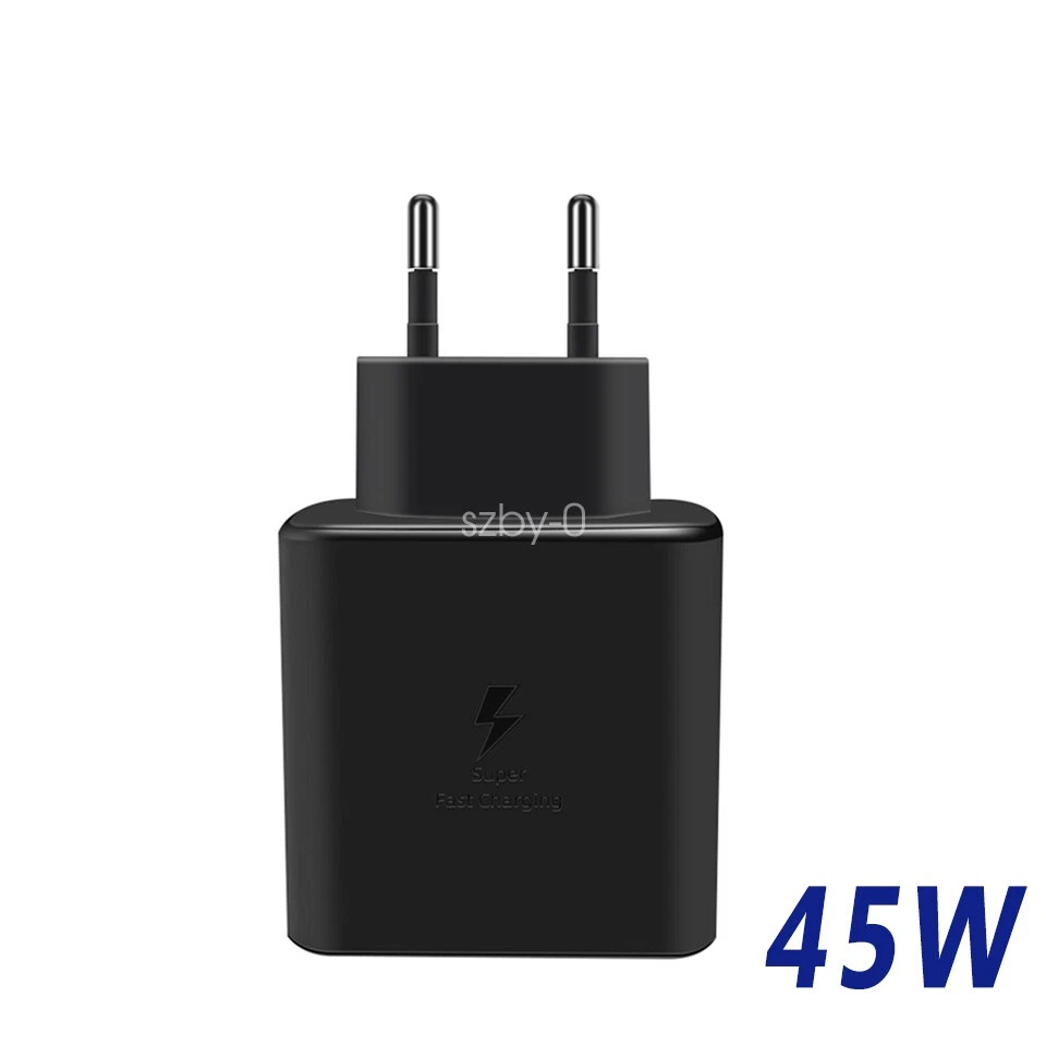 Caricabatterie Samsung EP-TA845 45W USB-C con Cavo - Nero