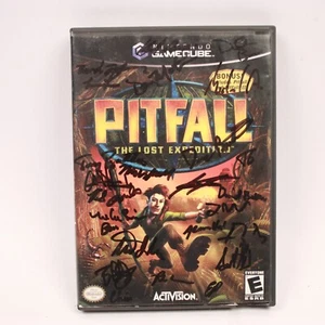 Autografiado Pitfall The Lost Expedition (Nintendo GameCube) con Manual Probado - Imagen 1 de 13