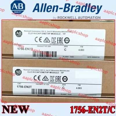 New AB 1756-EN2T Ser C ControlLogix EtherNet/IP Module 1756EN2T Factory Sealed - Image 1 of 4