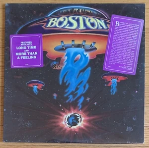 Boston debut factory sealed 1st press 1976 vinyl LP record with 2 hype stickers - Picture 1 of 13