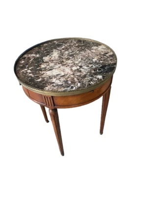 Table bouillotte de style Louis XVI - Photo 1/4