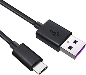 USB Charging Cable Cord For JISULIFE F8 Rechargeable Mini USB Fan 2000mAh - Picture 1 of 6