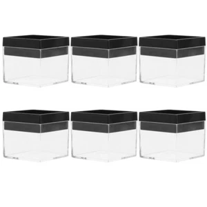 6Pcs Storage Mineral Specimen Box Transparent Display Box Storage - Picture 1 of 12