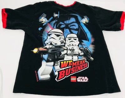  Camiseta Star Wars Storm Troopers Lego We Mean Business niños de 2 a 4 años pequeña Foto 1 de 4