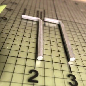 2 Allen Wrenches Standard Household Tool, small furniture bookcase assembly part - Picture 1 of 5