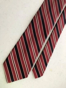 DANIEL CREMIEUX Multi-color Striped Silk Tie USA 60¼" x 3¾" - Picture 1 of 4