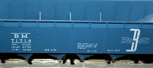 Boston & Maine 4 BAY TOLVA COCHE ACOPLADORES RTR CONSTRUIDOS B&M AZUL 1/87 = HO 4 DISEÑO - Imagen 1 de 12