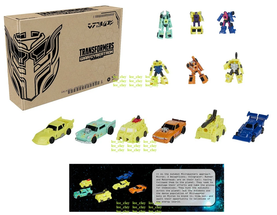 Transformers WFC Galactic Odyssey Micron Micromasters 6pk NEW! Stingracer MASK - Image 1 of 1