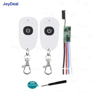 433Mhz Relay Micro Wireless RF Remote Control Switch Mini Module And Transmitter - Picture 1 of 16