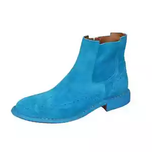 Chaussures femme MOMA 37 EU bottines bleu clair daim BC826-37 - Photo 1 sur 5