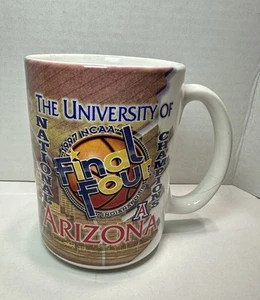 Vintage 1997 NCAA Final Four National Basketball Champions Arizona Coffee Mug - Picture 1 of 8